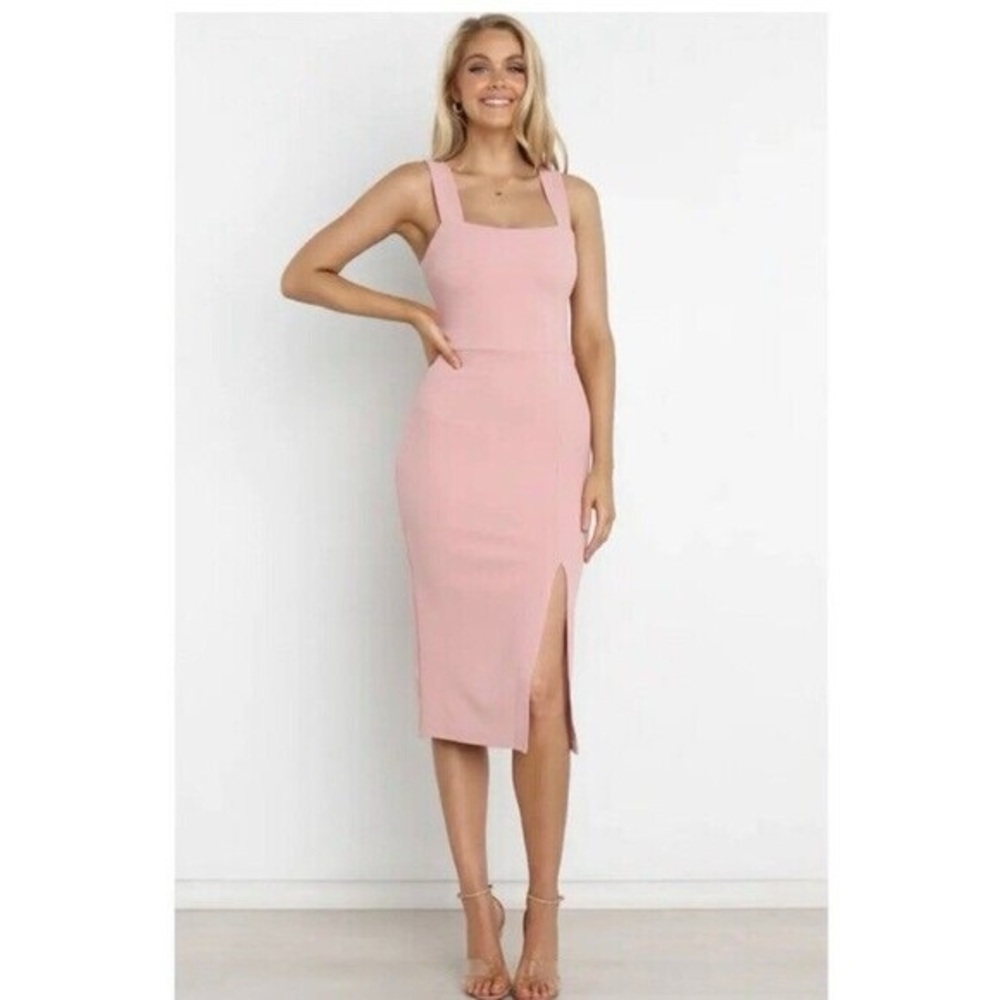 NWT Petal and Pup Pink Midi Dress